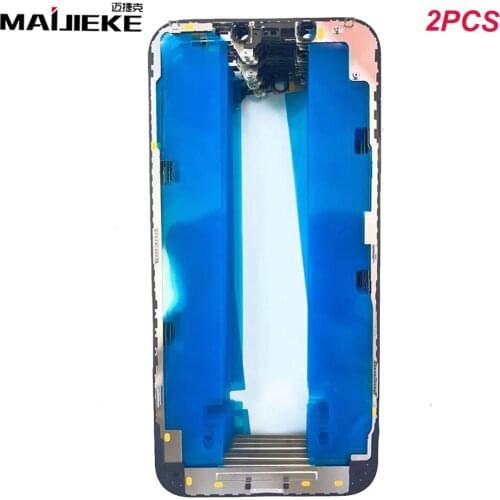 2XLCD Middle Frame for iPhone 12 pro max Screen Mid-Frame Chassis for iPhone 12 mini LCD Display Bezel Replacement Repair Parts