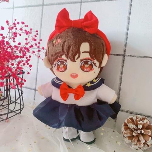 Idol Dolls Replaceable Clothes Toy Baby Wear 20cm Puppet Clothes Dress-up Christmas Gifts