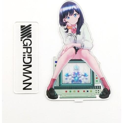 SSSS Gridman Takarada Rikka waifu japanese acrylic standee figurines desk decoration cake topper anime