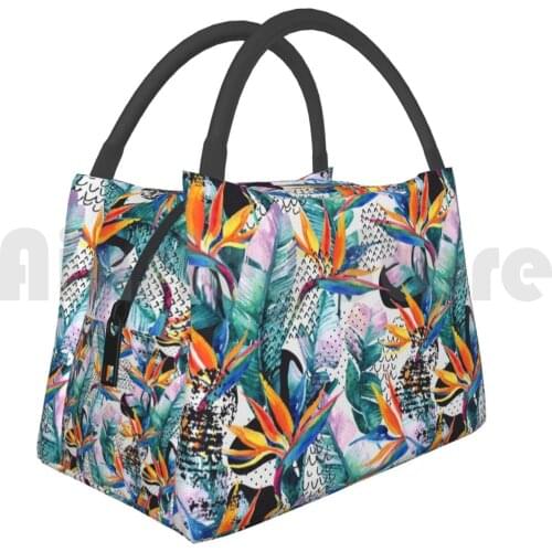 Cooler Lunch Bag Picnic Bag Jungle Vibes 1276 Marble Pink Peach New 2017 Soft And Girly Trendy Tumblr Carrara