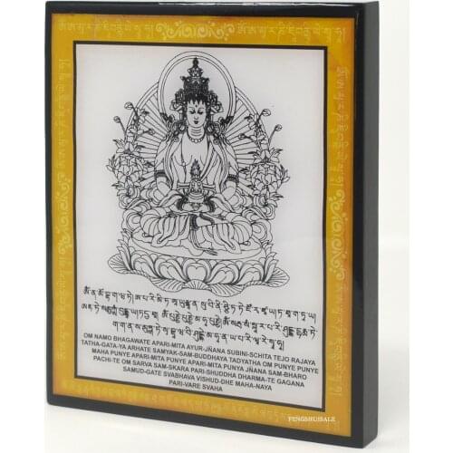 Feng Shui Amitayus Plaque Home decor