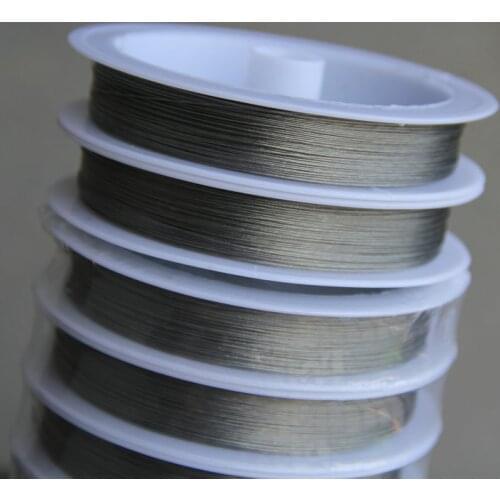 Soft Stainless steel wire Beading Rope Cord 0.3~0.6mm Fishing Thread String For DIY Necklace Bracelets Jewelry Making findings