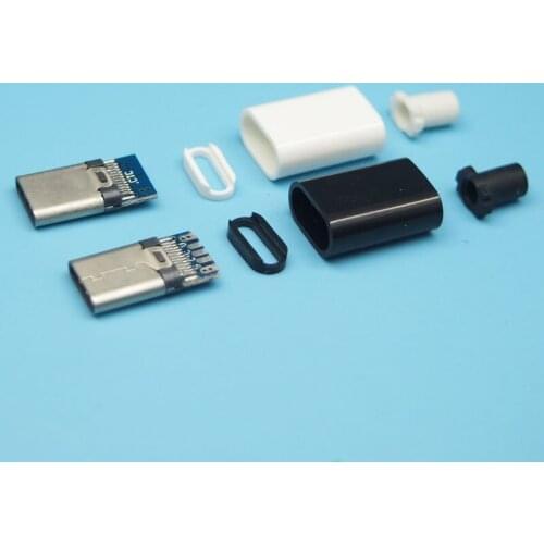 10pcs USB3.1 C-type male plug Double-sided plug connector