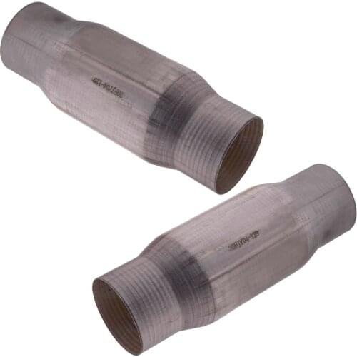 2pc 3" Inch Inlet/Outlet Universal Catalytic Converter 4" Body EPA Approved