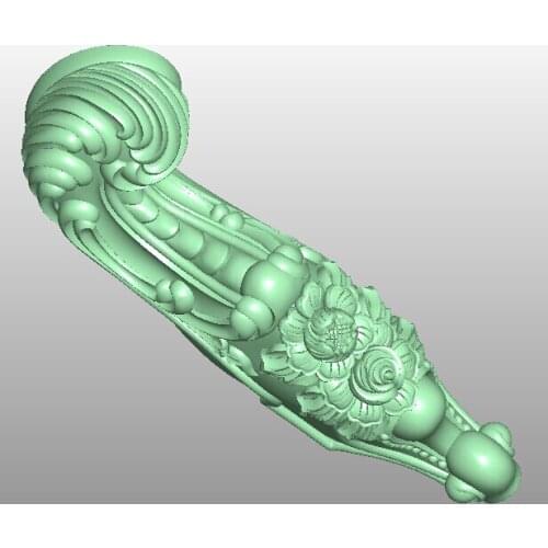 3D model STL format file for cnc router engraving furniture sofa cabinet chair leg pattern Artcam 630