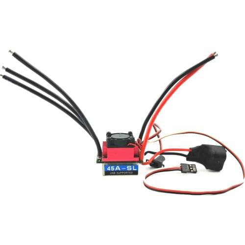45A brushless Sensorless ESC 2S-3S waterproof ESC For RC Car RC TOYS