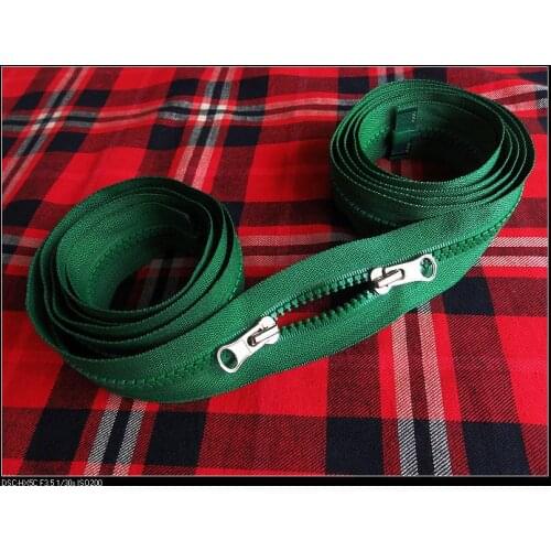 5#resin cremalleras for sewing tent zipper double sliders for tent bags sofa home textile zipper 200cm/piece free shipping