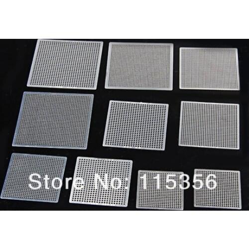 Free shipping New completely set bga reballing kit 27pcs heat directly Universal BGA stencils chip template