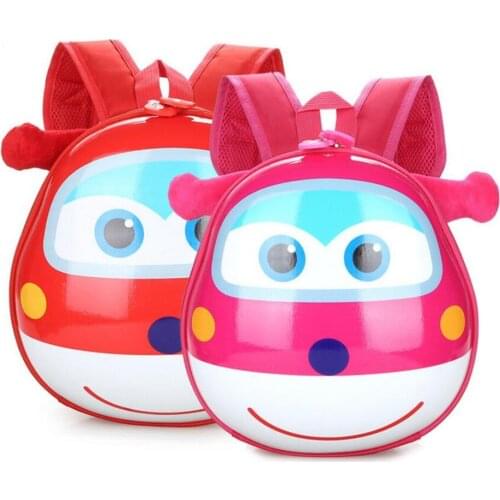 Kids Baby Cartoon School Bags 3D Super Wings Jett Backpack For Kindergarten Girls Boys Cute Schoolbag Childrens Gift
