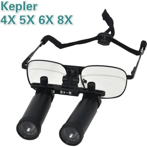4X 5X 6X 8X High Power Medical Dental Loupe Surgical Binocular ENT Kepler Optical Magnifier Microsurgery Magnifying Glasses