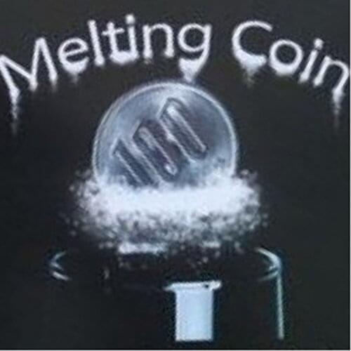 Coin Magic Melting Coin Magic Tricks Close Up Magia Coin Appearing Vanishing Magie Mentalism Illusion Gimmick Props Magicians
