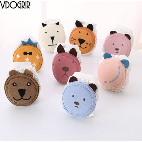 Baby Knee Pad Cartoon Animal Kids Safety Crawling Elbow Cushion Infants Toddlers Protector Girls Boys Safe Kneepad Leg Warmer