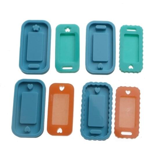Non-toxic Label Card Key Chain Silicone Mold Decorate Party Birthday Wedding Baby Shower Soft and Smooth Tactility