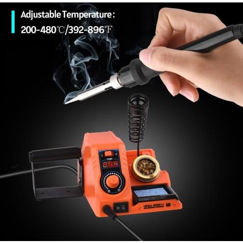Soldering Station Adjustable Temperature from 200℃-480℃ / 392℉-896℉ with LED Digital Display Heat Torch for Welding Repair DIY
