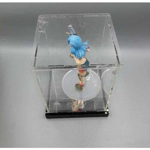 High transparent acrylic display box Garage Kit Clay Model Cover Customized toy dustproof box not include the toys