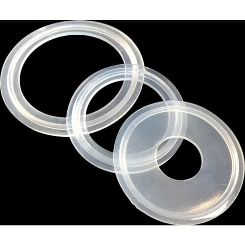 Transparent Silicon Sealing Strip Gasket For Homebrew Fit 1/2" 3/4" 1" 1.5" 2" 2.5" 3" 3.5" 4" Sanitary Tri Clamp Ferrule