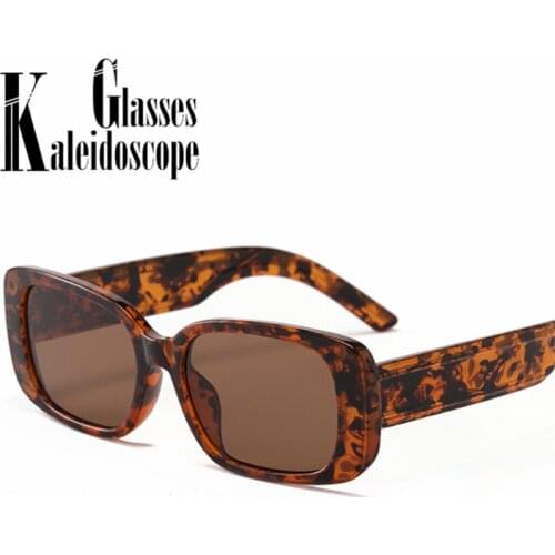 Fashion Square Womens Sunglasses Brand Designer Vintage Rectangle Sun Glasses Men Jelly Color Outdoor Shades Eyewear UV400