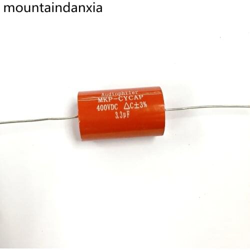 20pcs MKP 3.3uF 400V Tubular Audio Capacitor