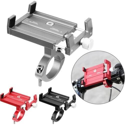 Universal Bike Motorcycle Mobile Phone Holder Aluminum Alloy Moto Bicycle Phone Mount Handlebar MTB Mountain Road Bike Bracket