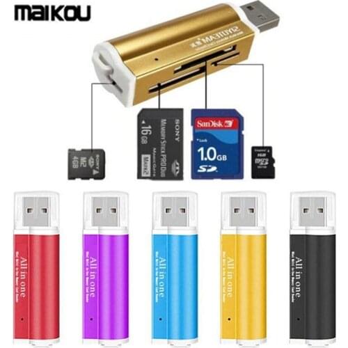 Maikou USB 2.0 SD / MS / TF / M2 Card Reader,USB 2.0 SD / MS / TF / M2 Card Reader