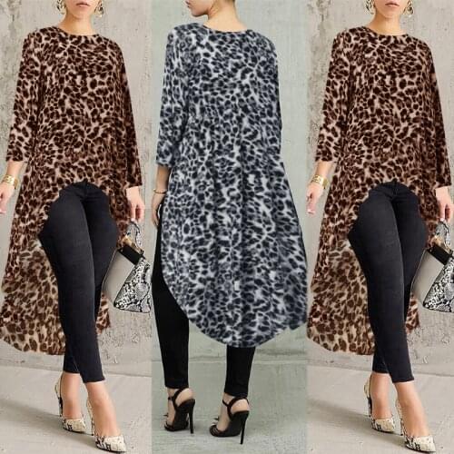 ZANZEA Leopard Blouses