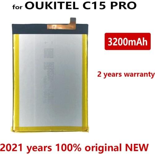 100% Genuine New 3200mAh Original For OUKITEL C15 PRO Phone Battery High quality Batteries With Tracking Number