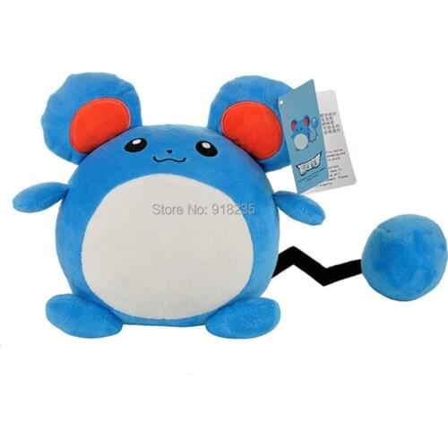 5/Lot Genuine Marill 23CM Plush Doll Soft Cartoon Dolls Christmas Gift Stuffed Toys