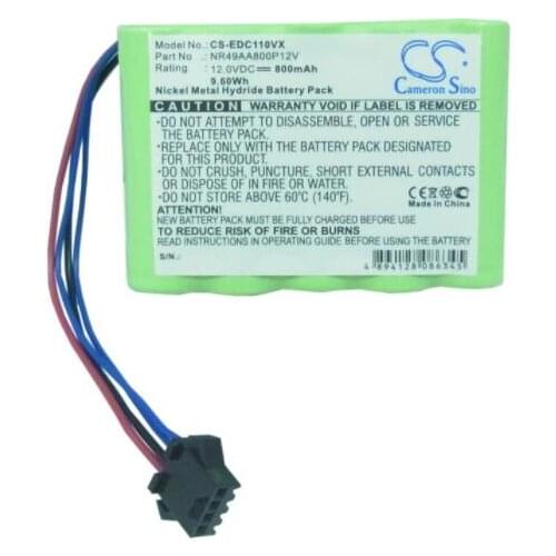 Cameron Sino 800mAh battery for ECOVACS Deebot CEN30 CR100 CR110 CR112 TCR03A NR49AA800P12V Vacuum Battery