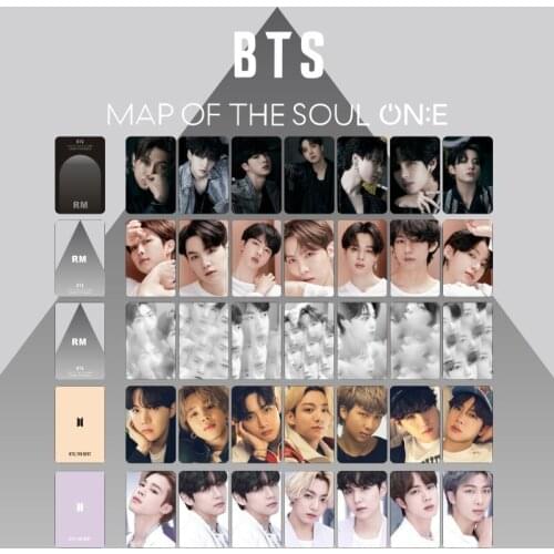 Kpop Bangtan Boys Album Photo Card Map of The Soul ON:E Collection Photocard Self Made Paper Cards Lomo Cards Self Fan Gift