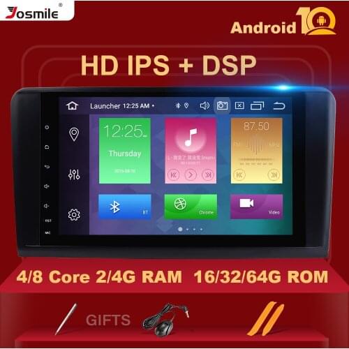 4GB 2 Din Android 10 Car Radio Multimedia For Mercedes Benz ML GL W164 ML350 ML500 GL320 X164 ML280 GL350 GL450Stereo Navigation
