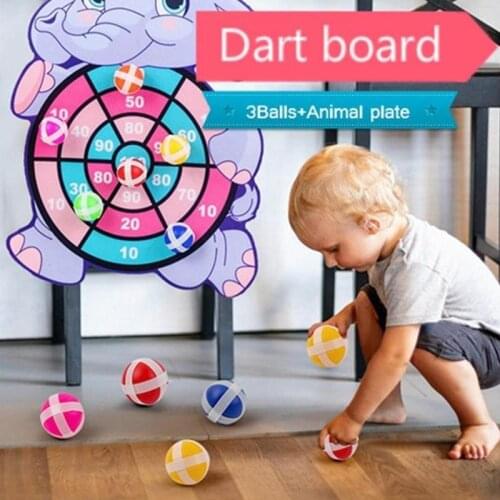 Kids Target Toy Dartboard Creative Throw Party Outdoor Sports Indoor Cloth Toys Educational Board Games For Children Darts Ball