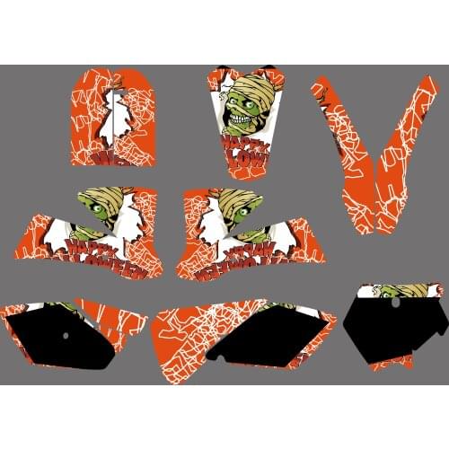 Motocross Graphic Backgrounds Full Decals Stickers For KTM SX85 SX 85 85SX 2003-2012 2011 2010 2009 2008 2007 2006 2005 2004