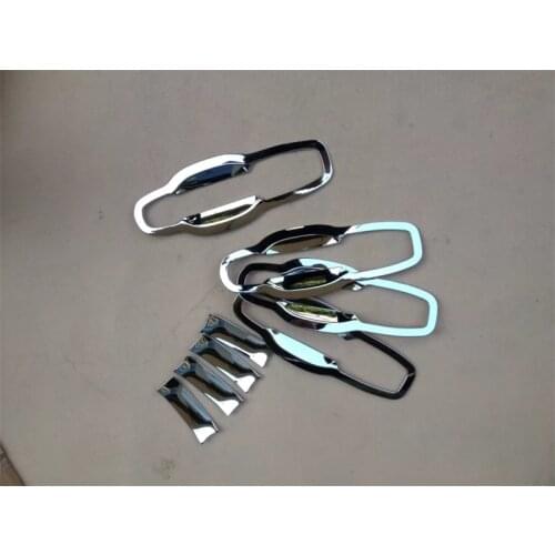ABS Chrome Car Door Handle Bowl Cover Trim Decoration For Dodge Journey fiat Freemont 2013 2014 2015 2016 2017 Car Accessories