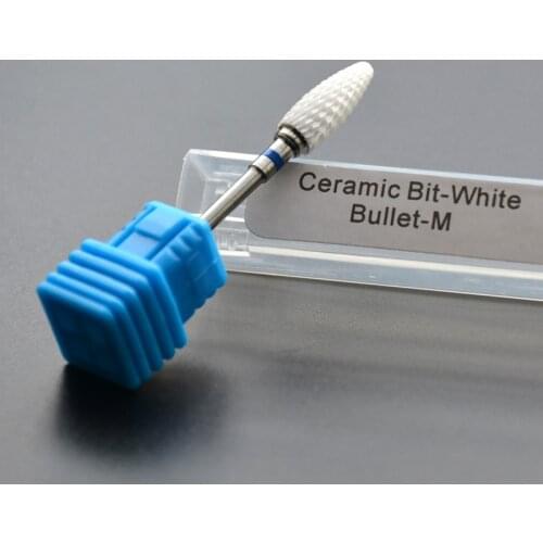 MAOHANG ceramic nozzle nail drill Bits electric drill milling cutter apparatus for nail tools manicure pedicure machine device