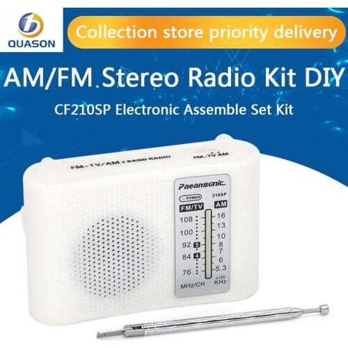CF210SP AM/FM Stereo Radio Kit DIY Electronic Assemble Set Kit For Learner July DropShip DIY laboratory