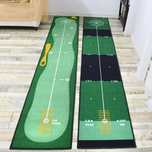 Indoor and Outdoor Training Golf Practice Carpet Mat Practical Mat Washing Antiskid Practical Golf Putter Mat