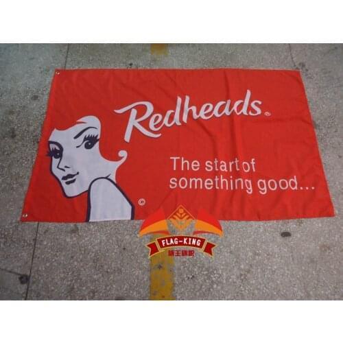Redheads flag, Redheads banner,90X150CM polyester flag king