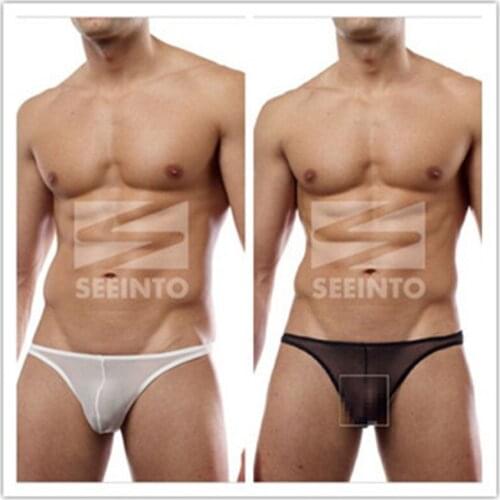 Mens underwear transparent designer Gay men underwear sexy chiffon breathable Trunks men underwear transparent men boxer shorts