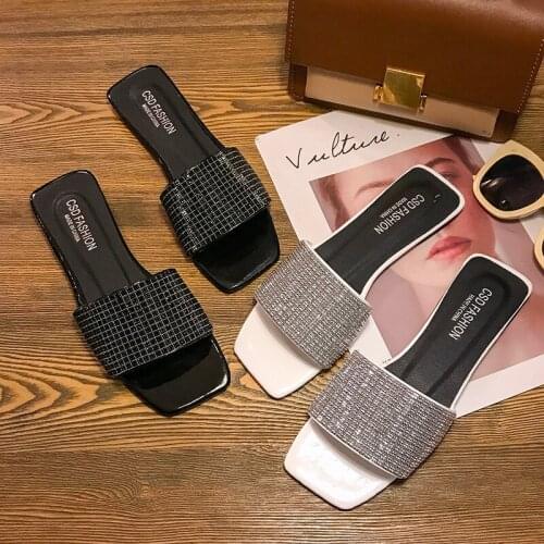 2021 Summer New Fashion Luxury Designer Women Slippers Indoor Outdoor Plus Size 35-42 Modern Ladies Slippers Slides Beach Shoes