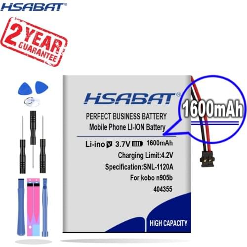 New Arrival [ HSABAT ] 1600mAh Replacement Battery for Mp4 PAD DIY bluetooth kobo n905b,kobo n905,kobo n905c