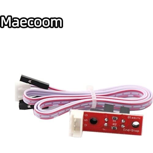 6pcs/lot Optical Endstop Light Control Limit Switch For RAMPS 1.4 Board 3D Printer Parts with 3 Pin Cable Red Part Accessories