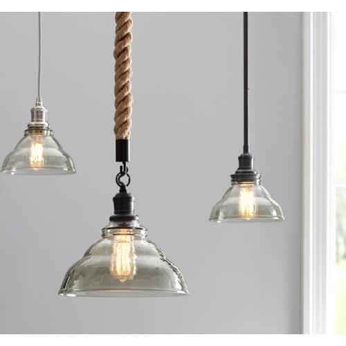 Hanging lamp luminaire suspendu glass ball LED pendant lights living room luminaire deco maison hanging lamp