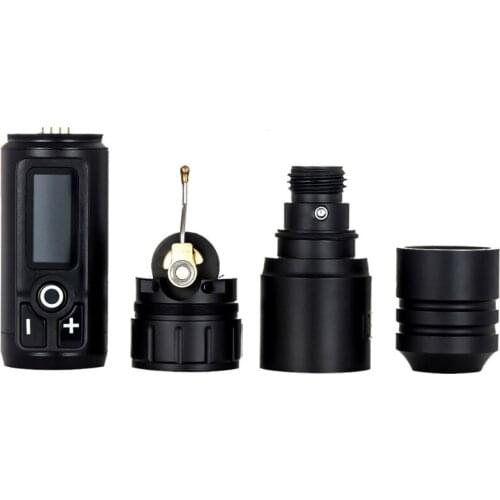 Portable Wireless Mini Tattoo Power Supply 1800mAh Rechargeable RCA Connection C1FF