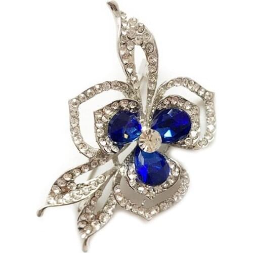 RONGQING Flower jewelry of wedding bridal bijoux Womens Pin Brooch fashion scarf pins hats accessory 60Pcs/lot