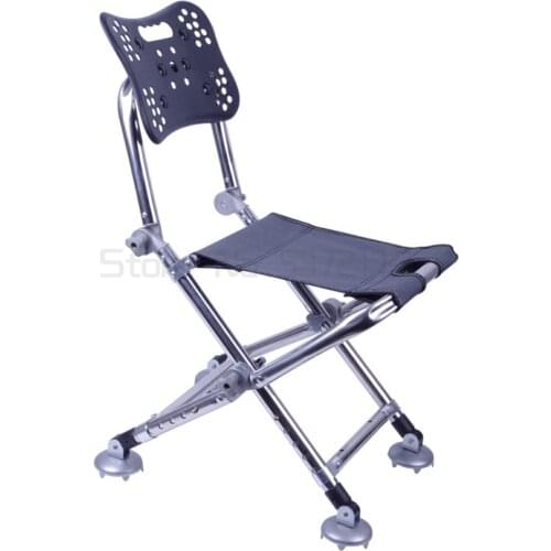 All-terrain reclining folding table fishing chair stainless steel multifunctional portable fishing chair