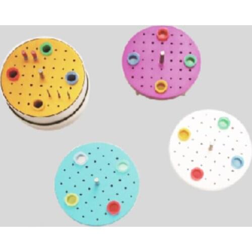 Dental B028a 4 Holes Stainless Steel Disinfection Bur Box