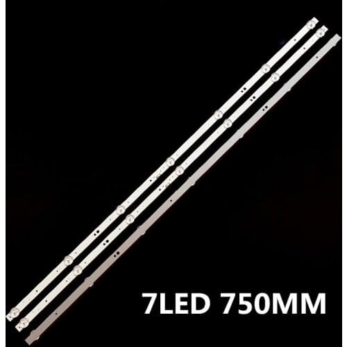LED Backlight strip 7 lamp For Skyworth 40"TV 40X6 40E2 APT-LB17086-40-1.3 RDL400FY(QD0-800) 5850-W4000-9P00 40K5C