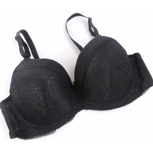 Women Big Size Bra Plus Size Underwire Padded Bralette Underwear Comfortable Brassiere 34-46 A B C D E 3/4 Cup