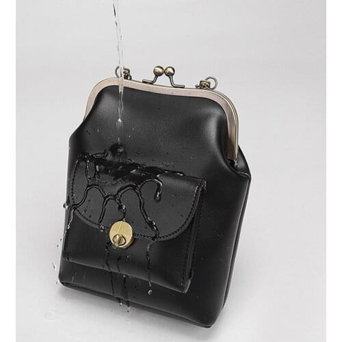 2021 NEW PU Leather Vintage Fashion Bag Shell Lock Womens Handbags Purses Women Shoulder Crossbody Bag Bags