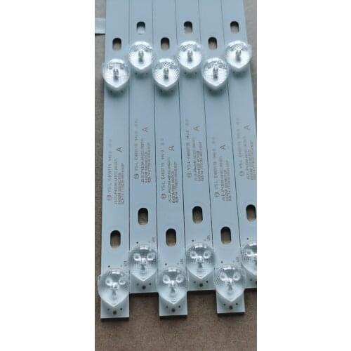 2A+1B/ORIGINAL QUALITY YS-L E469119 94V-0 JS-D-JP43DM-A81EC/B82EC E43DM1000/MCPCB 736-14-1T A/B light bar Backlight 6V 736MM